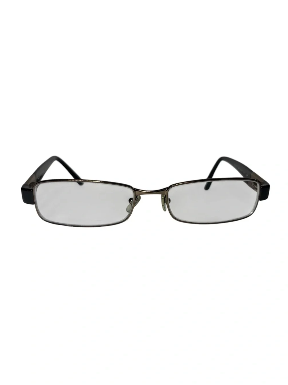 Vintage Y2K Versace Eyeglasses Womens Brown Rectangular Mod 1121 1061 53-17-135